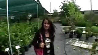 Velik dildo gre čez klitoris