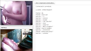 Velik tič, globoko blowjob in cum v usta