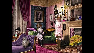 Prsata porjavela najstnica se močno udari