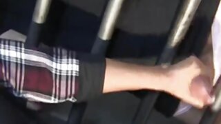 Črno busty dekle obraz zajebal