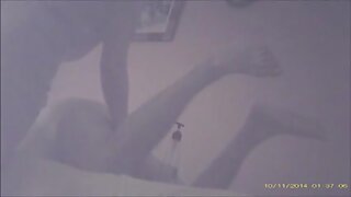 Pohota rjavolaska spletna kamera med ples