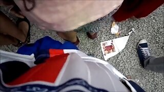 Ebony babe sesa črni tiča